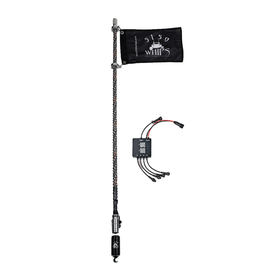 5150 Whips 187 Platinum LED Whips Single