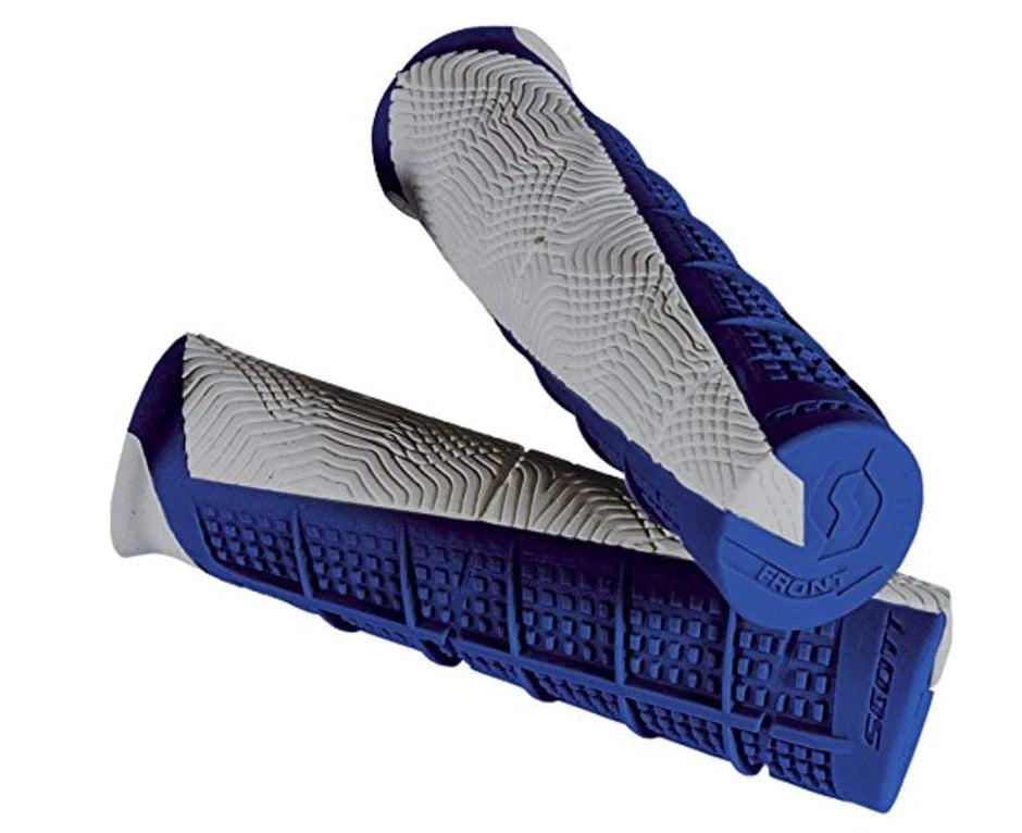 Scott Racing Duece thumb throttle grip in blue