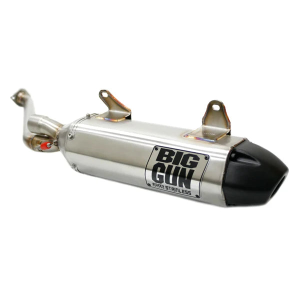 Big Gun EXO Stainless Slip On Muffler - Kawasaki Brute Force 650 IRS (06-12)