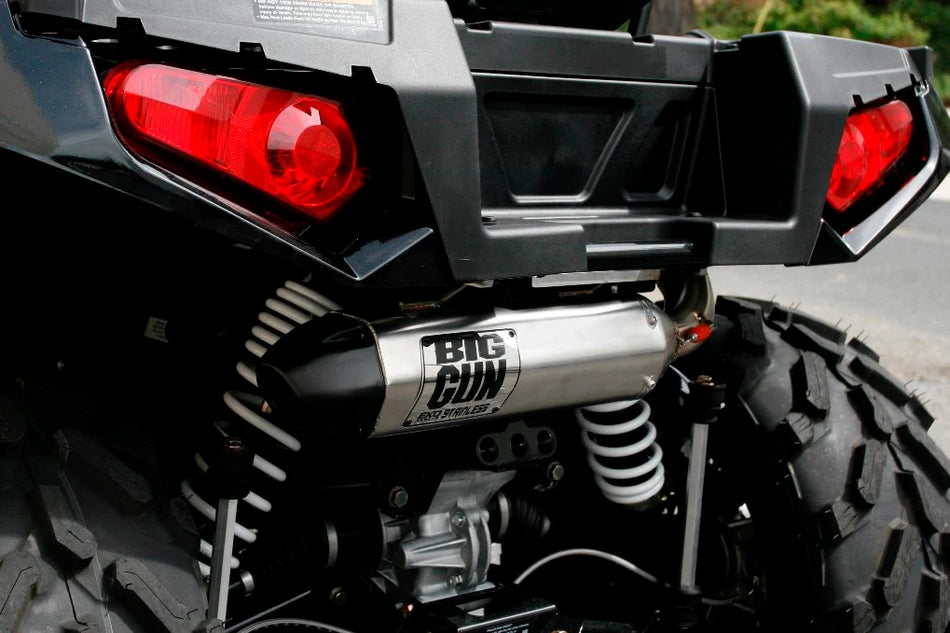 Big Gun EXO Stainless Slip On Muffler - Polaris Sportsman XP 1000 Touring (17-23)
