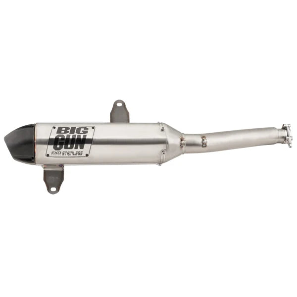 Big Gun EXO Stainless Slip On Muffler - Suzuki King Quad 500 (09-22)