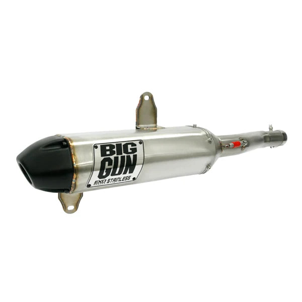 Big Gun EXO Stainless Slip On Muffler - Suzuki King Quad 700 (05-07)