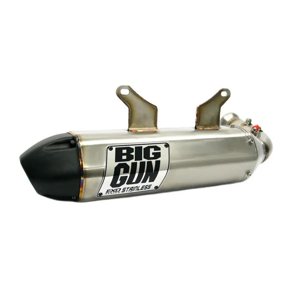 Big Gun EXO Stainless Slip On Muffler - Yamaha Wolverine X4 (18-24)