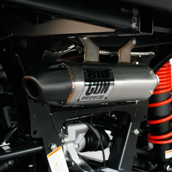 Big Gun EXO Stainless Slip On Muffler - Yamaha Wolverine X4 (18-24)