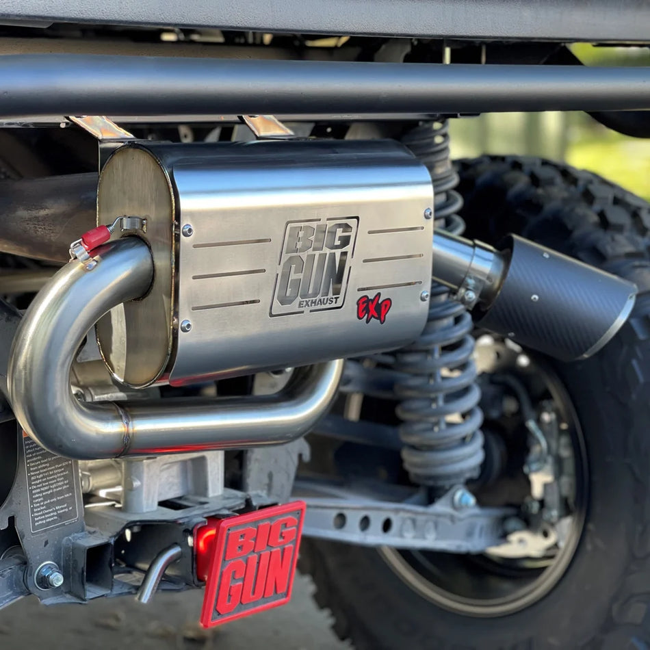 Big Gun Explorer Series Slip On Muffler Yamaha Wolverine RMAX 2 / 4 / LE / SE (21-24)