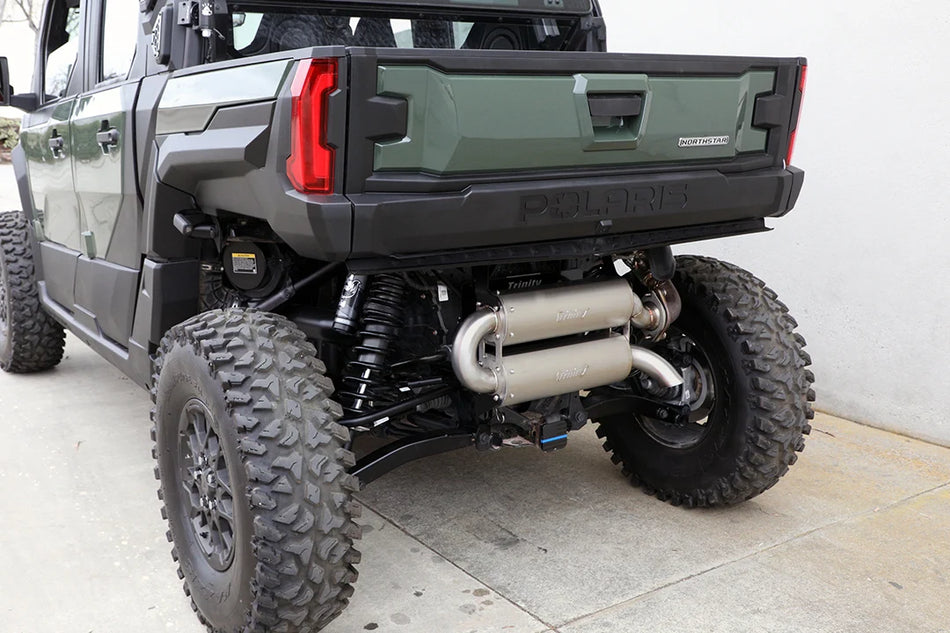 Trinity Racing Dual Quiet Exhaust Slip On - Polaris Xpedition 2022-2026