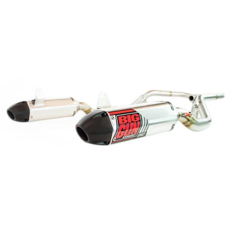 Big Gun EXO Series Dual Full Exhaust System - Yamaha Raptor 700 (06-14)