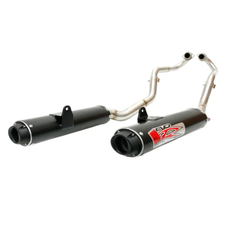 Big Gun EVO R Dual Full Exhaust System (Black) - Yamaha Raptor 700 (06-14)
