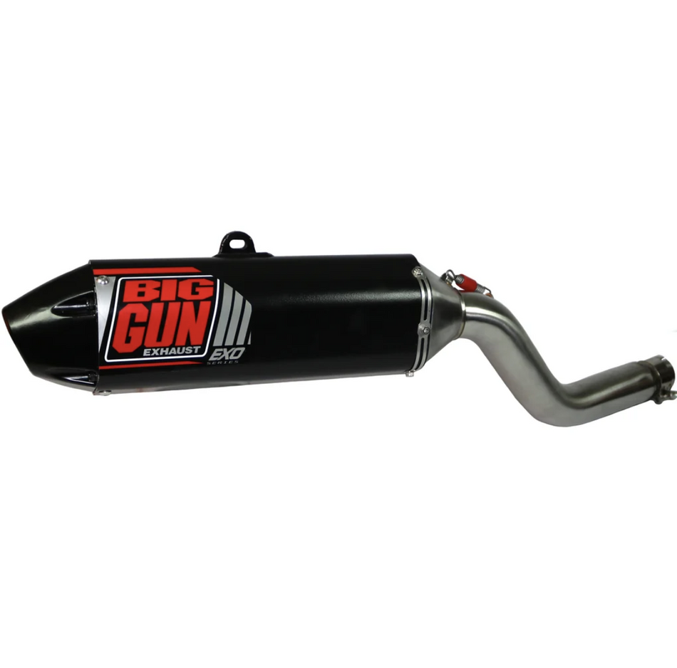 Big Gun EXO Black Out Edition Slip On Muffler - Kawasaki KLR 650 (90-22)
