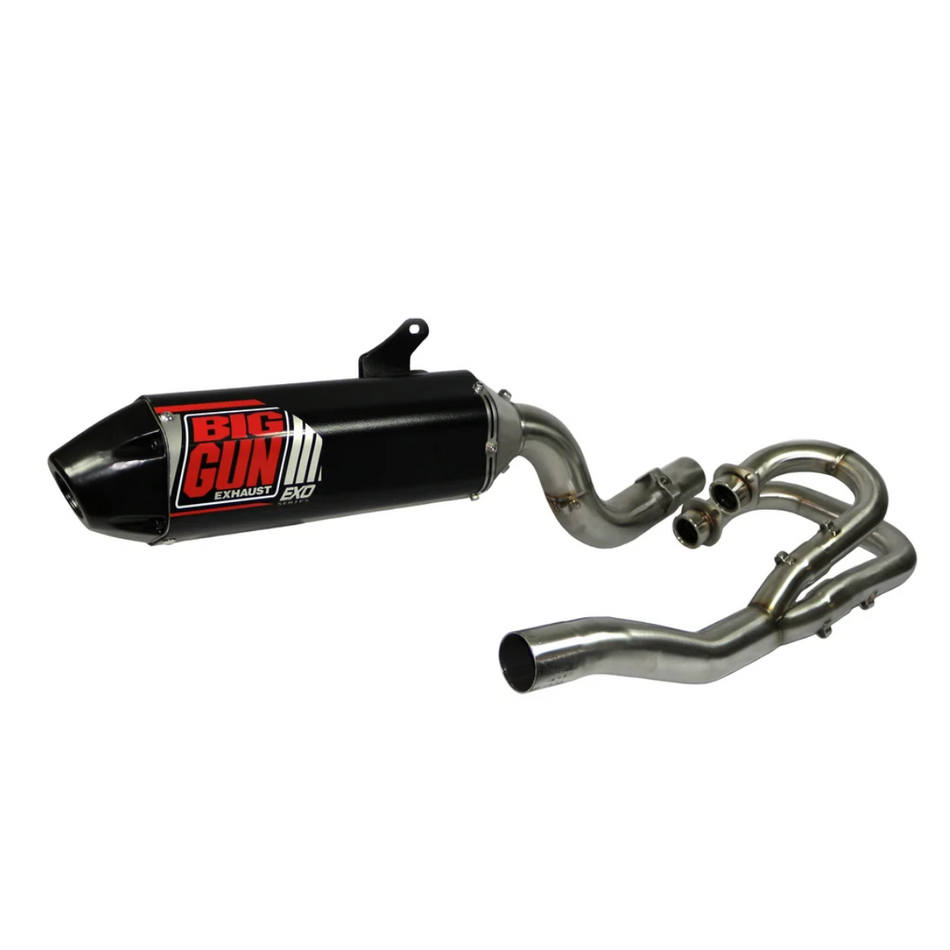 Big Gun EXO Blackout Full Exhaust System - Honda XR 650L (93-25)
