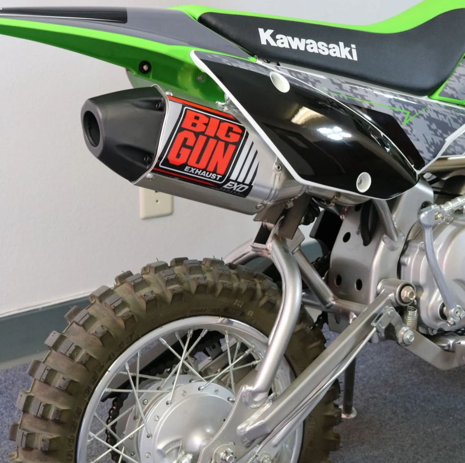 Big Gun EXO Full Exhaust System - Kawasaki KLX 110 / 110L (03-25)