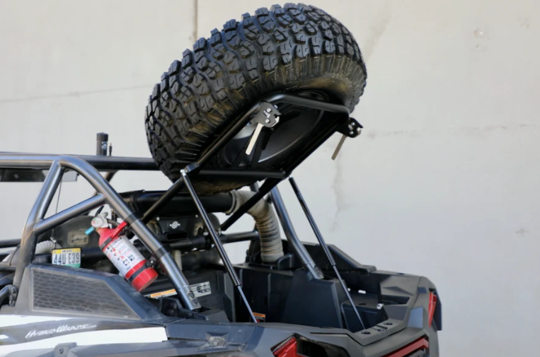 Trinity Racing Spare Tire Carrier Polaris RZR XP Turbo / Turbo S