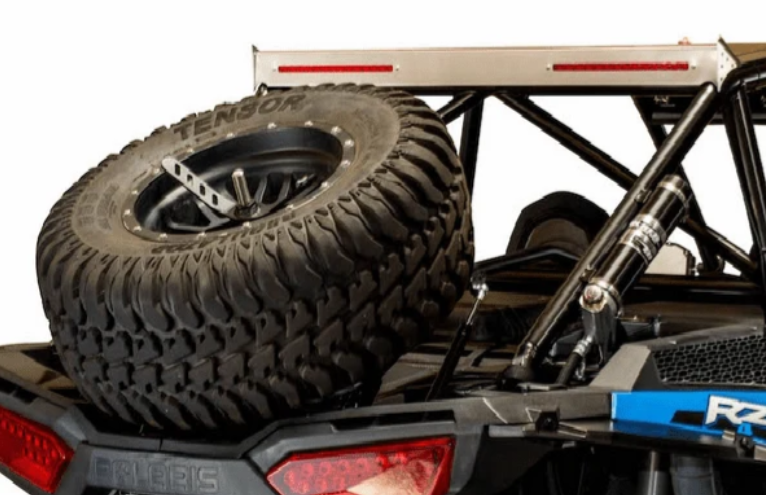 Trinity Racing High Clearance Spare Tire Carrier Polaris RZR XP Turbo / Turbo S