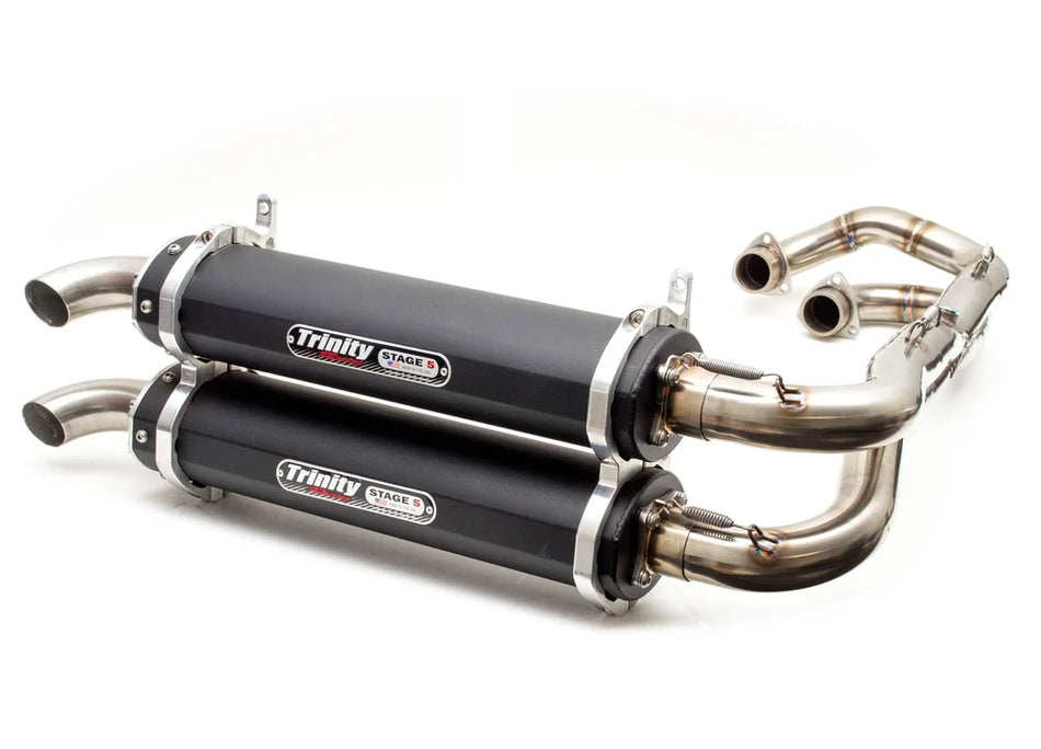 Trinity Racing Dual Exhaust Full System - Polaris RZR 1000S / General XP 1000 / RZR 900S