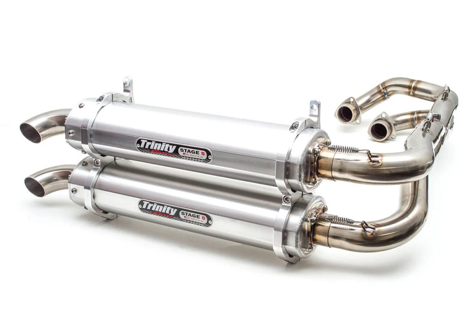 Trinity Racing Dual Exhaust Full System - Polaris RZR 1000S / General XP 1000 / RZR 900S