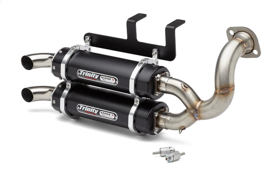 Trinity Racing Dual Exhaust Slip On - Polaris General XP1000