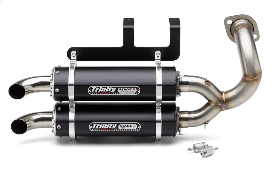 Trinity Racing Dual Exhaust Slip On - Polaris General XP1000