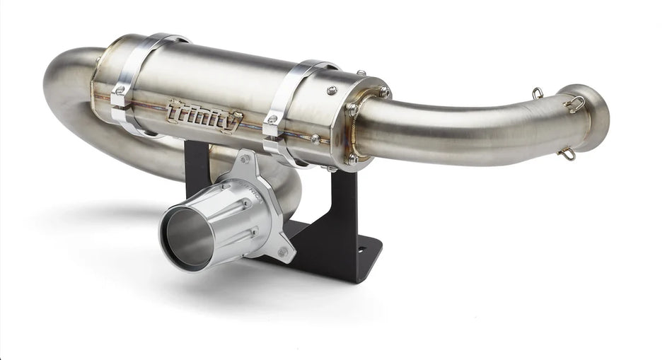 Trinity Racing Center Exit Exhaust Slip On - Can-Am Maverick X3 / R / RR