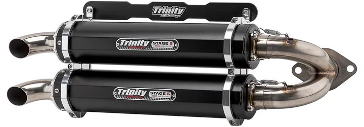 Trinity Racing Dual Exhaust Slip On - Polaris RS1