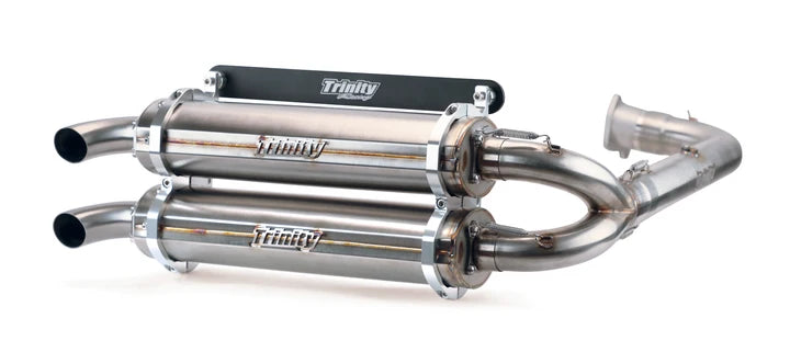 Trinity Racing Dual Exhaust Full System -  Polaris XP Turbo / Turbo S