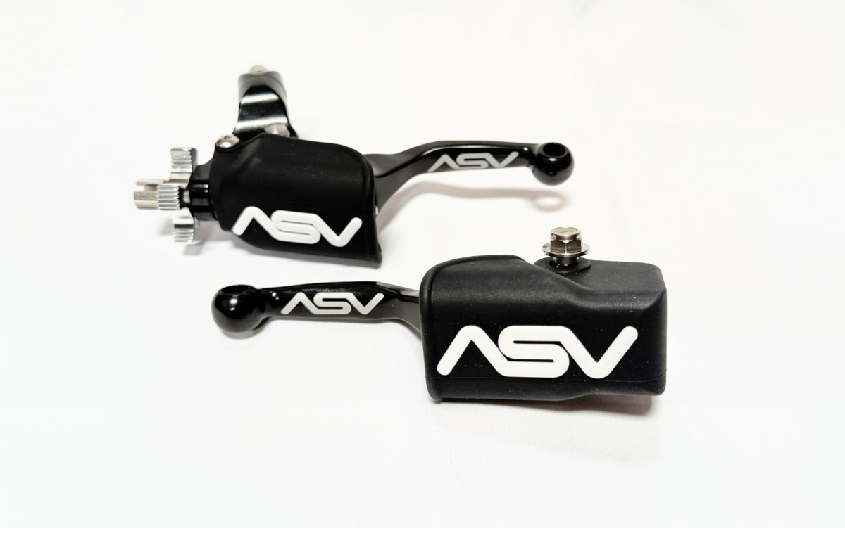 ASV F4 brake and clutch lever pair pack for Honda ATV, additional product photo