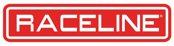 Raceline logo on a red background