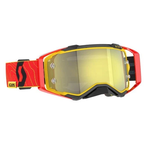 Scott Prospect Spain 6 Days Chrome Lens Goggle Red/Yellow